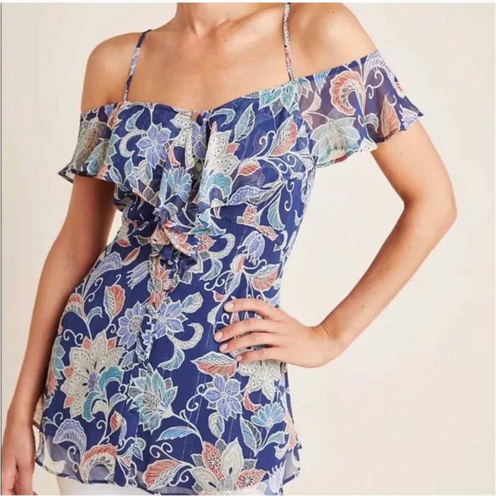 MAEVE BY ANTHROPOLOGIE BLOUSE SIZE 8